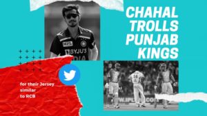 Chahal trolls punjab kings